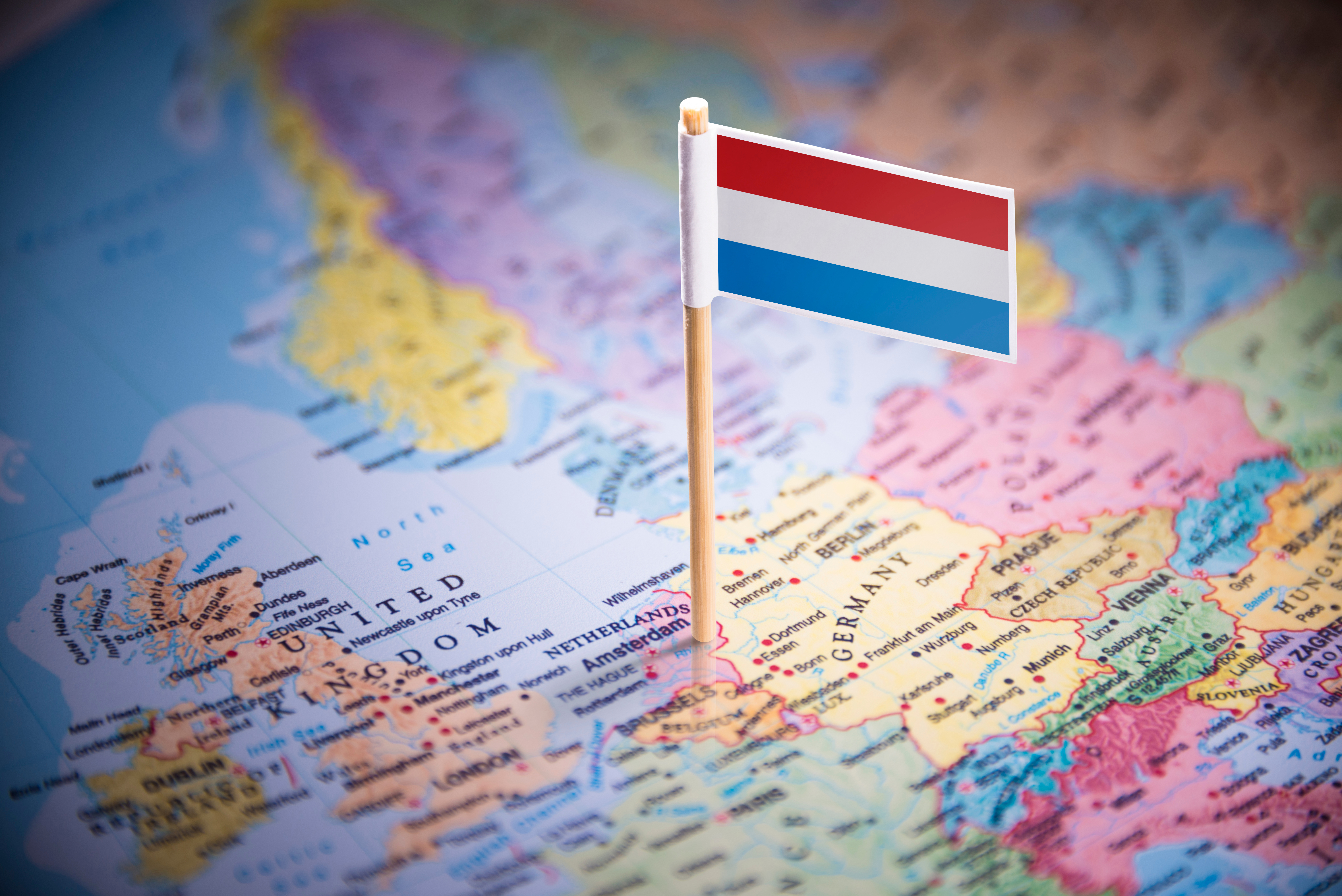 Флаг Нидерландов, ВНЖ которых могут получить мигранты из России, Беларуси и Украины