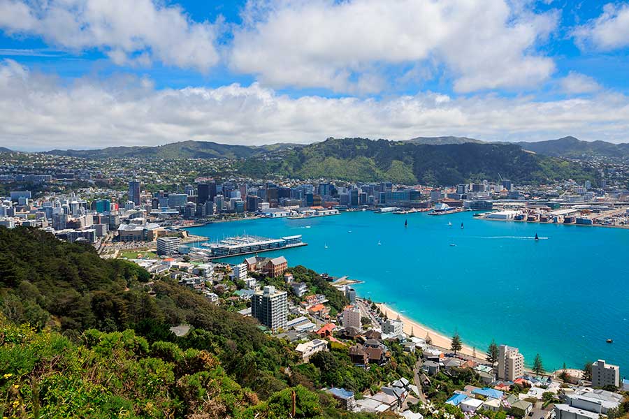 Веллингтон, столица Новой Зеландии, куда можно переехать на ПМЖ из стран СНГ